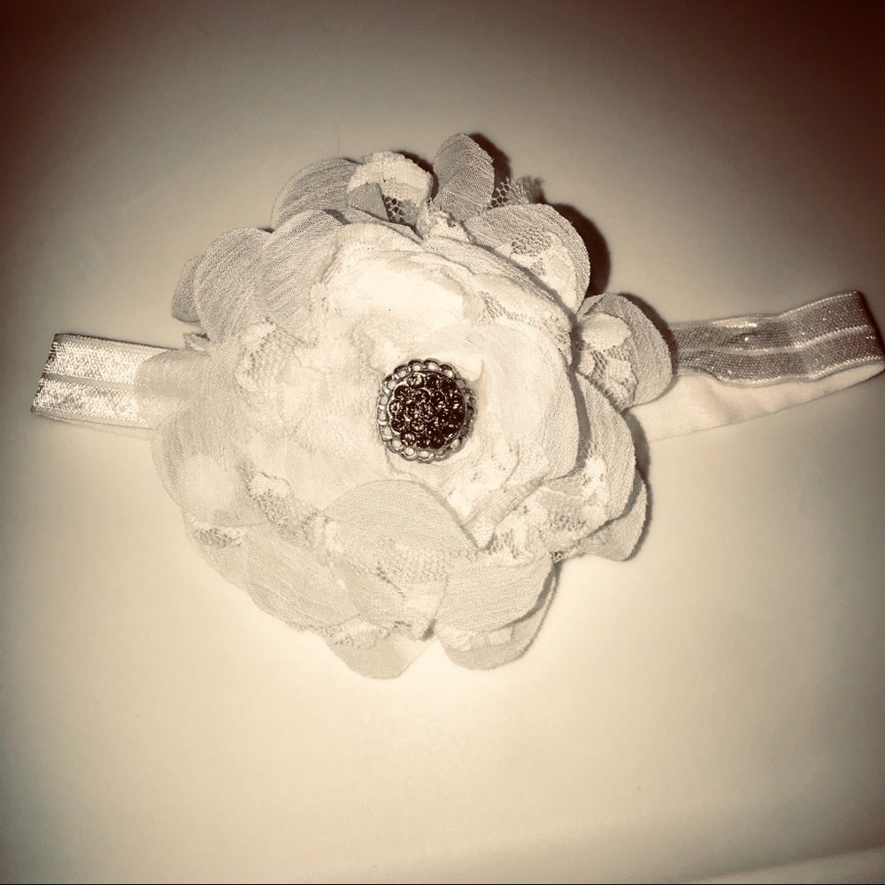 Oversized flower girls thin stretch headbands NEW